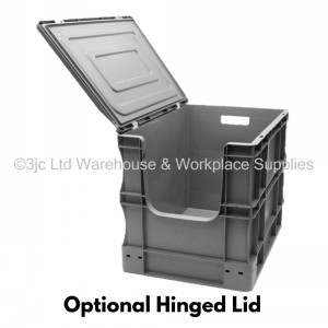 Heavy Duty Stacking Euro Box 60cm 90 Litre Open Front